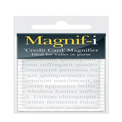 Credit Card Magnifier from Magnif-i