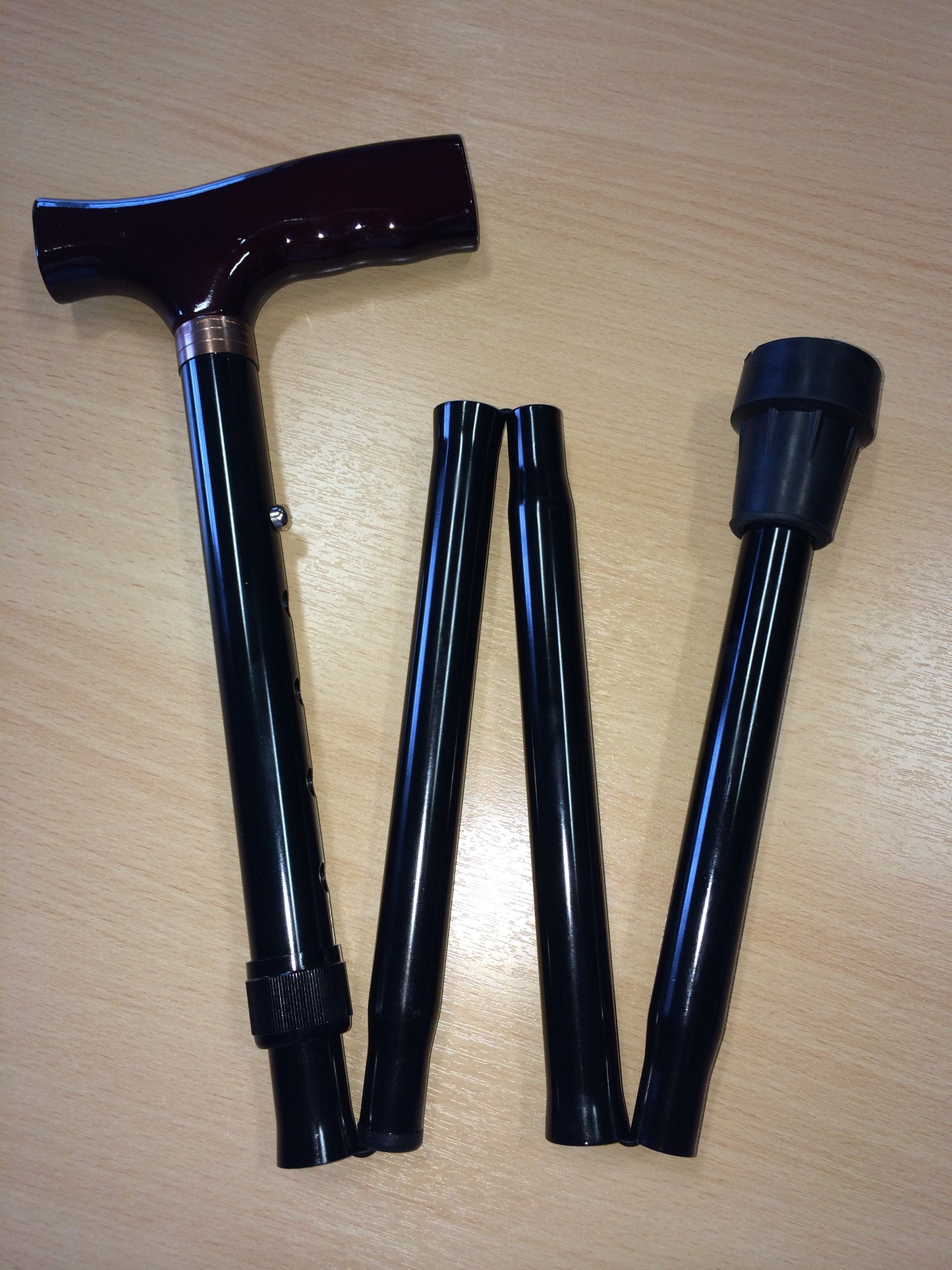 Black Folding Stick