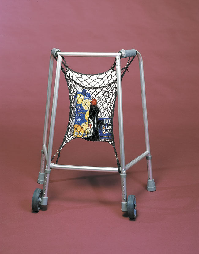 Net bag for walking frames