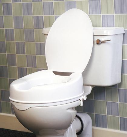 Savanah raised toilet seat with lid
